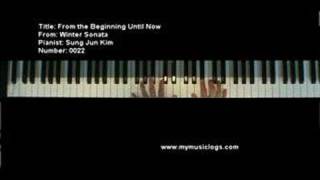 From the Beginning Until Now  Winter Sonata  Piano [upl. by Koosis]