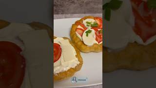 🇭🇺 Lángos shorts food easyrecipe pratiktarifler hungary [upl. by Merfe]