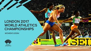 Womens 200m Final  World Athletics Championships London 2017 [upl. by Nannaihr93]