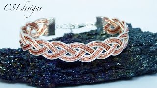 Braided wire bracelet [upl. by Mamie]