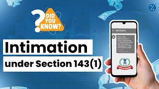 All About Intimation under Section 1431  Income Tax Return Processing  IT Processing Center [upl. by Howund586]