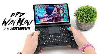 GPD Win Mini First Look The Best AllNew Clamshell Ryzen HandHeld [upl. by Vaenfila]