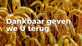 Dankdag 6 november  Dankbaar geven we U terug [upl. by Ellecram]