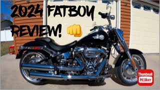 2024 Harley Davidson Fatboy Review [upl. by Lonergan]