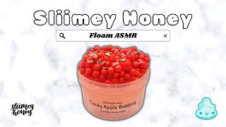 Sliimy Honey  Floam Slime  ASMR Only [upl. by Nichols]