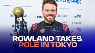 The FASTEST LAP around the Tokyo EPrix track  Oliver Rowlands Pole Lap [upl. by Fontes897]