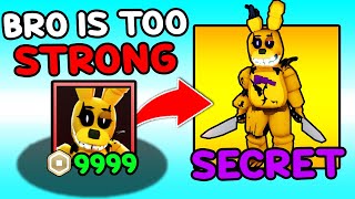 I Bought The SECRET Tarnished Spring Bonnie in Five Night TD Roblox [upl. by Htiffirg383]