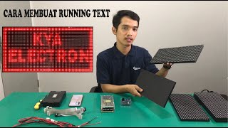 Cara Membuat Running Text  P10 Huidu W03  Cara Membuat Tulisan Berjalan [upl. by Adnir]