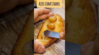 Ajos confitados🧄 🧄Un Sabor Increíble asmr receta ajosconfitados [upl. by Oznarol436]