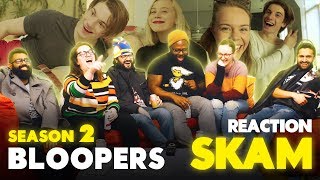 SKAM  Season 2 Bloopers  Group Reaction [upl. by Meekah]