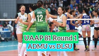 UAAP 81 WV  DLSU vs ADMU Round 1 [upl. by Handel496]