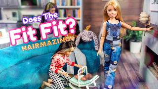 Can Hairmazing Fashion Fit A Barbie Does The Fit Fit  Doll Fashion From Walmart [upl. by Claudius78]