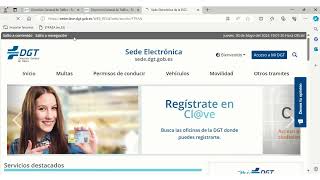 Tutorial de subsanación de solicitudes en Sede Electrónica DGT [upl. by Eatnuhs]