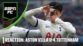 Tottenham SMASH Aston Villa ‘This is TOTALLY on Unai Emery’  ESPN FC [upl. by Annaerb]