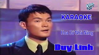 Karaoke Hoa Sứ Nhà Nàng  Duy Linh [upl. by Asinet]