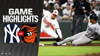 Yankees vs Orioles Game Highlights 5124  MLB Highlights [upl. by Sanjiv]