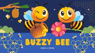 Buzzy Bee Songkidsongs englishkidssongs nurseryrhymes [upl. by Ahseyk544]