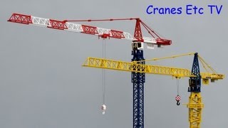 Conrad Liebherr 112 ECH Tower Crane Vinci  Van Wellen by Cranes Etc TV [upl. by Amadeo]