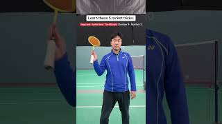 Badminton racket tricks badminton badmintonindonesia badmintonplayer badmintonskills [upl. by Nylaehs681]