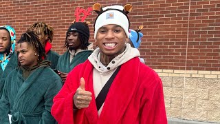 NLE Choppa Goes Christmas Caroling In Public [upl. by Nurat855]