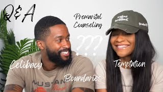 CHRISTIAN COUPLE QampA  celibacy premarital counseling how to know if they’re the one [upl. by Hokanson961]