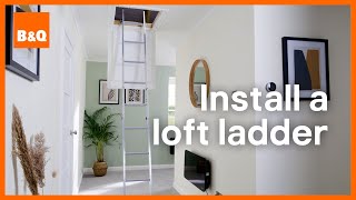 How to install a loft ladder  DIY [upl. by Elberta872]