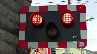 Railway Crossing  Bray Station Wicklow [upl. by Ainesey]