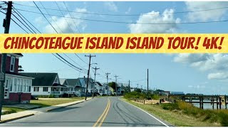 Chincoteague Island Scenic Drive 2022 4K [upl. by Adnik]