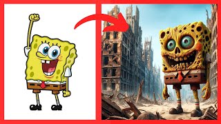 SpongeBob SquarePants as Zombies Character 2024 🌟 [upl. by Ariek987]