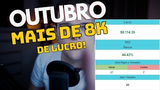 Fechamento do mês de OUTUBRO  Fizemos 81K de LUCRO outubro [upl. by Einner]