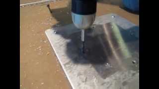 Tapping Blind Holes Quickly with a Power Drill [upl. by Nylrem163]