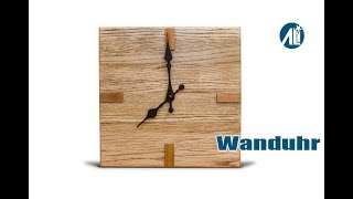 ✅ Wanduhr aus Eiche ⎮ Bau es dir selbst [upl. by Gabey]