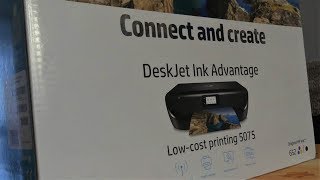 HP Deskjet Ink Advantage 5075 AllinOne  UNBOXING cz [upl. by Aekahs]