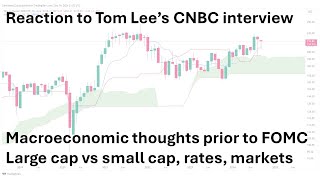 Reaction to Tom Lees interview macroeconomics FOMC large vs small caps rates market [upl. by Agueda]