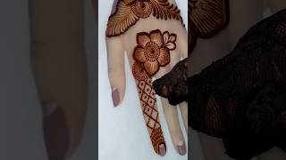 ✋ Back 🪷 hand ✋ flower 🪷 mehndi design youtubeshorts viralvideo hennamehndidesignshennaart [upl. by Mcintyre614]