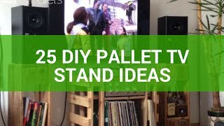 25 DIY Pallet TV Stand Ideas [upl. by Stefa]