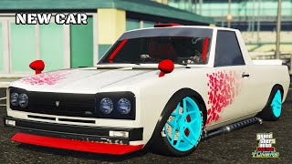 Warrener HKR Best Customization amp Review  NEW DLC CAR  GTA Online  Datsun Sunny Truck  JDM [upl. by Nylisoj995]