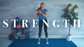 Building Strength with Dumbbells for Seniors amp Beginners  30 min all Standing Workout [upl. by Jaye103]