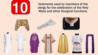 Sacred Vestments Used By the Clergy [upl. by Eekram]