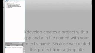 How to Create a New CMake Project with KDevelop [upl. by Eilahtan644]