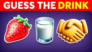 Guess The DRINK By Emoji 🍹🥤 Monkey Quiz [upl. by Kacie]