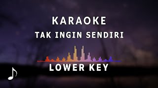 Karaoke Nada Rendah  Tak Ingin Sendiri [upl. by Aicilev]