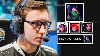 Everything BJERGSEN did at LCS SUMMER 2018  Literally TEAM SOLO MID [upl. by Kared]