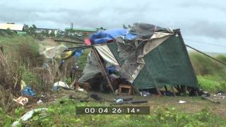 Typhoon Mirinae Extreme Weather Stock Footage Screener HDV 1440x1080 50i [upl. by Ailedo]