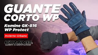 KOMINE GK 816 WP PROTECT  Guante de moto impermeable para uso urbano disponible en motomundicl [upl. by Moscow322]