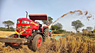 vardhman thresar missile model 7 fan video Mahindra tractor Best performance vardhman thresar [upl. by Olrak]