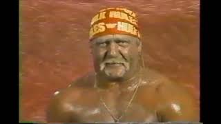 WWF Hulk hogan amp Ultimate Warrior 1990 Pre Wrestlemania 6 Wrestling Promo From Both Stars [upl. by Azeel]