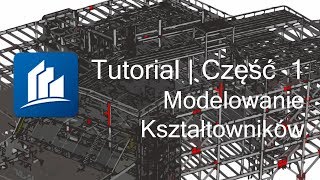 Modelowanie kształtowników  ProSteel CONNECT Edition Tutorial  Część 1 [upl. by Munster]