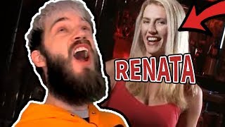 Renata Bliss Teaches PewDiePie How to Dance  PewDiePie 2018 Greenscreen LWIAY Submission [upl. by Jacqueline]