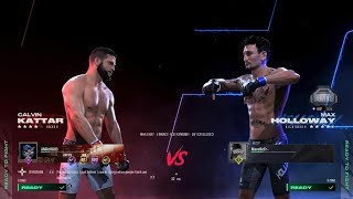 EA SPORTS UFC 5 Kattar vs Holloway [upl. by Goldenberg]